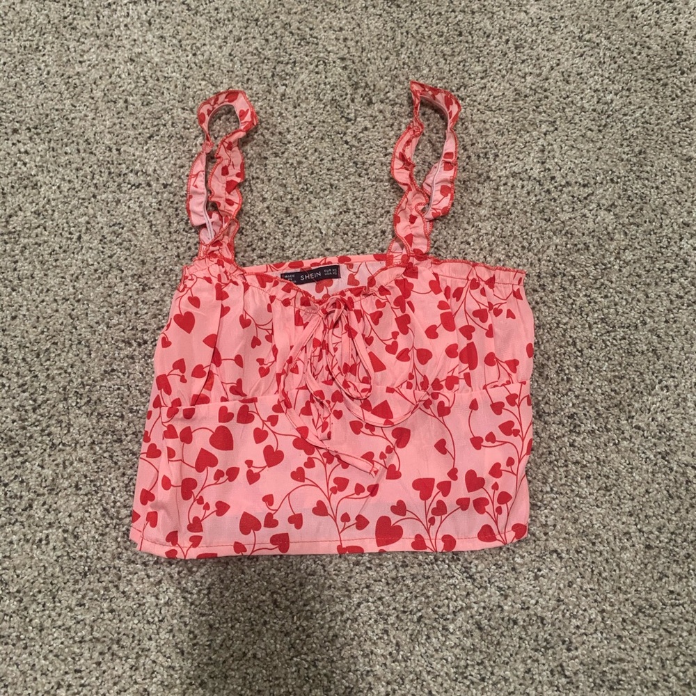 Queen of Hearts crop top